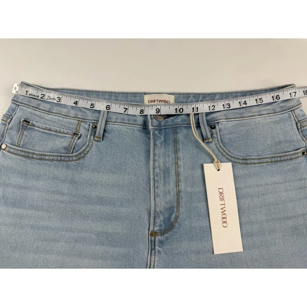 NWT Driftwood Charlee Daisy Embroidered Cropped Jeans Women's 14 Floral Boho